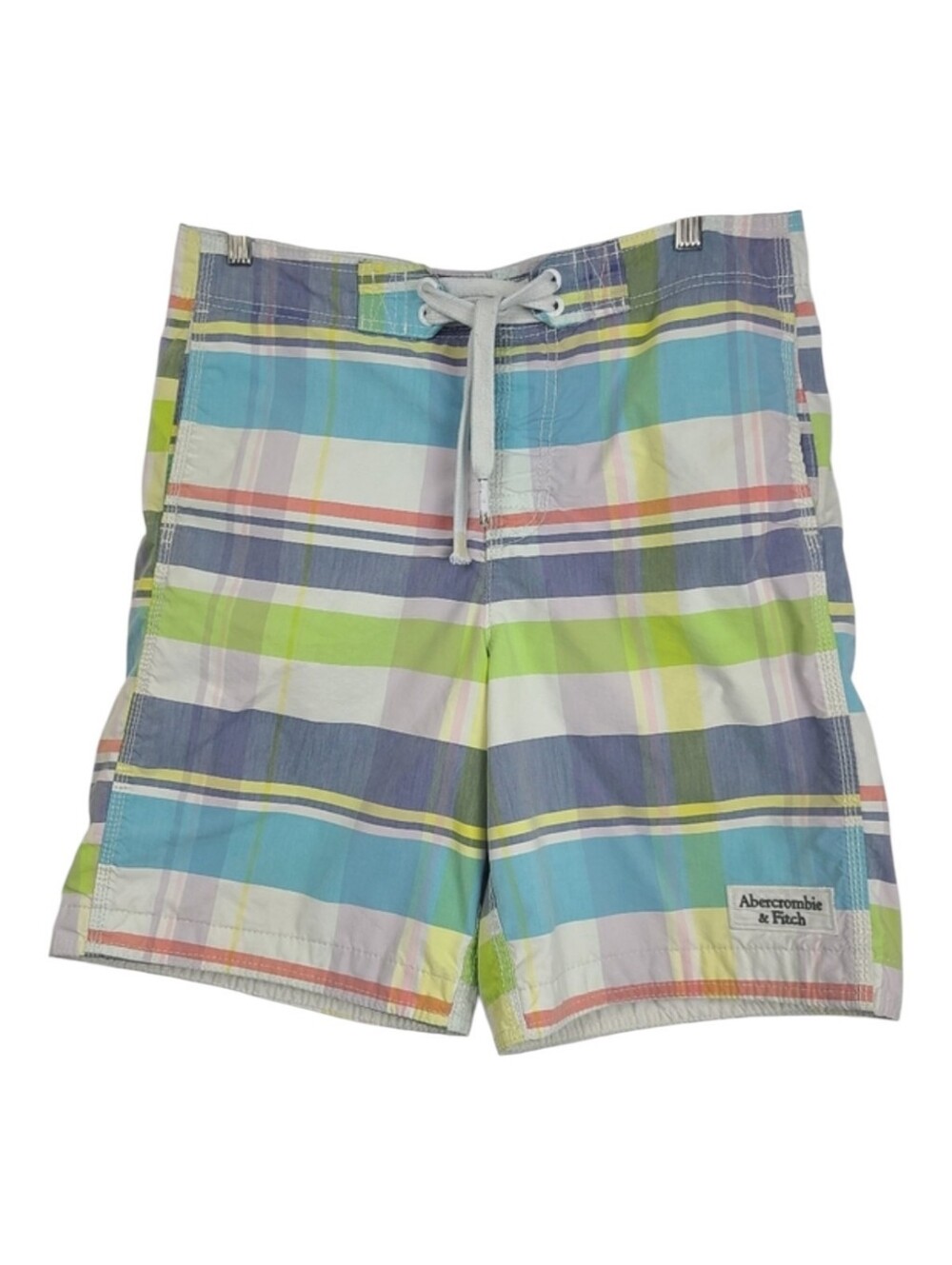Abercrombie & Fitch Men’s Multicolor Board Swim Shorts Size M Flat Front Trunks